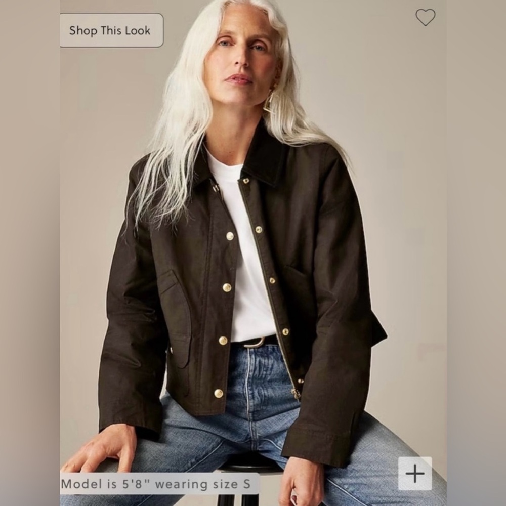 J. Crew Chore Jacket with Gold Buttons